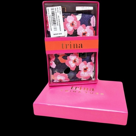 Trina Turk Zip Around Wallet. NWT, “All Over Narcissus” floral print. - Picture 1 of 2